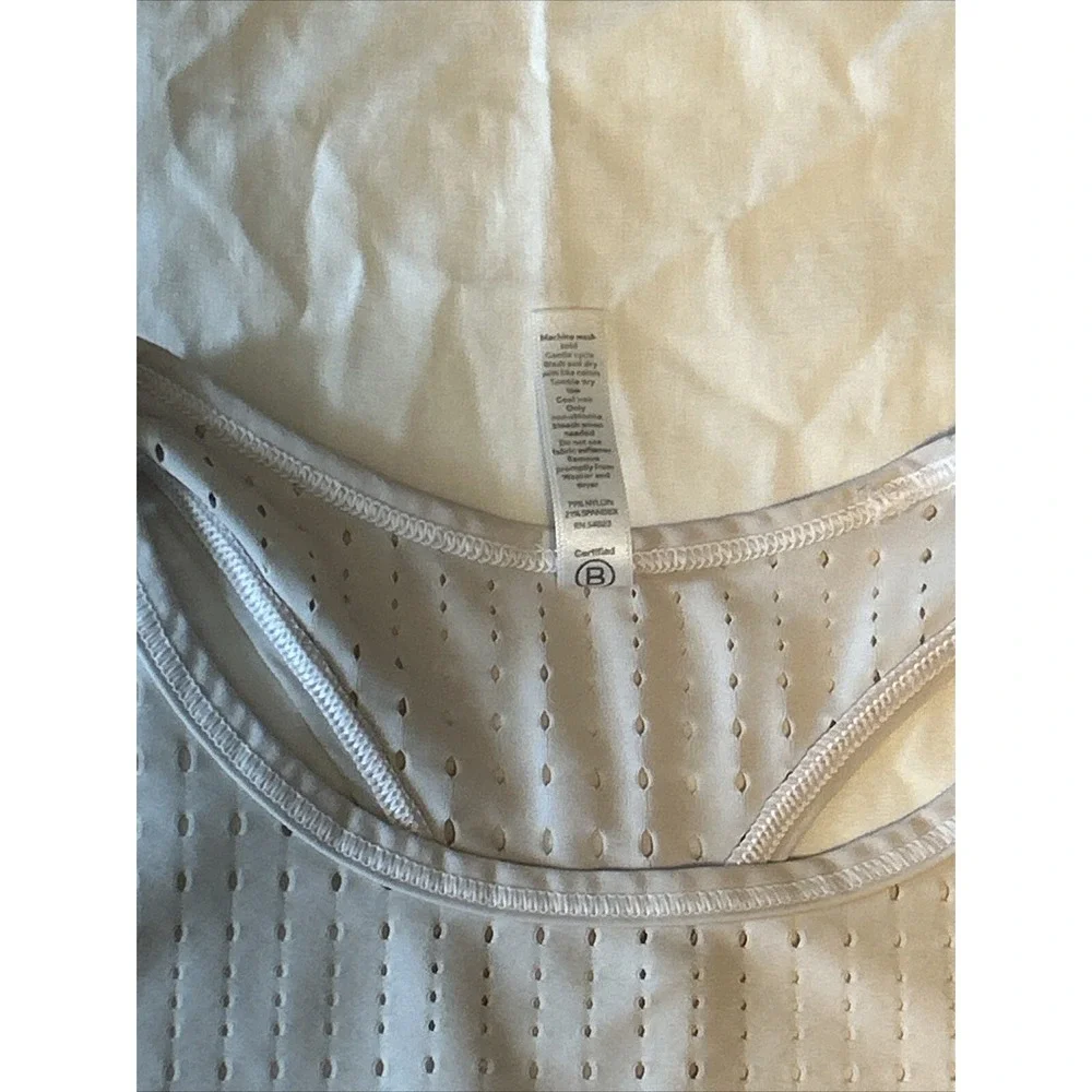 Athleta tank women's size small gray racer back - Picture 13 of 15